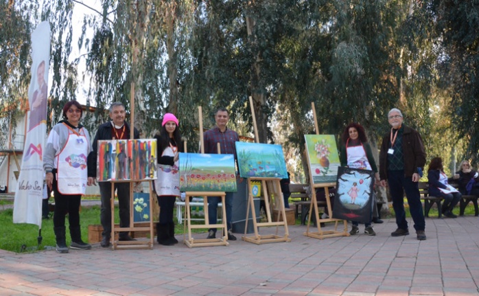 Ressamlar 8 Mart Sanat Kampı’nda Buluştu