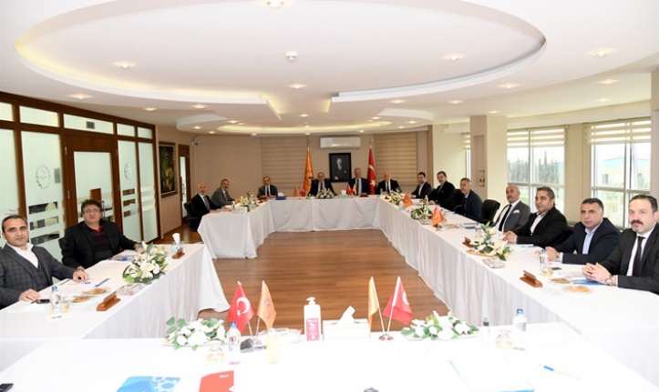 Vali Su, Mersin-Tarsus OSB Müteşebbis Heyet Toplantısına Başkanlık Etti