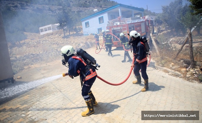 Mersin’de ‘Orman Yangını” Tatbikatı Gerçekleştirildi
