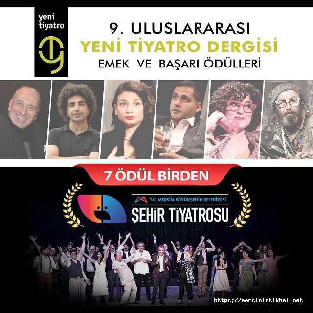 Büyükşehir’in Şehir Tiyatrosu 7 Ödüle Layık Görüldü