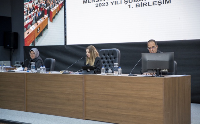 Mersin Büyükşehir Belediye Meclisi Şubat Ayı 1. Birleşim Toplantısı Yapıldı
