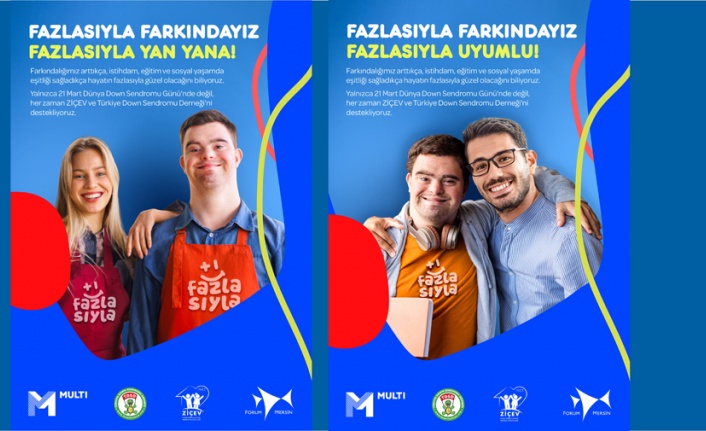 Forum Mersin’den Dünya Down Sendromu Günü’nde “FAZLASIYLA” anlamlı proje