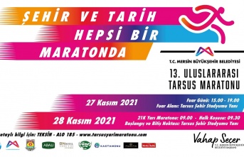 Büyükşehir’den 28 Kasım’da 13. Uluslararası Tarsus Yarı Maratonu