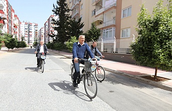 Başkan Tarhan’dan Bisikletli Denetime Devam