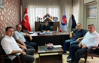 Türk Sağlık-Sen Mersin Şube Başkanlığı’na Ziyaret