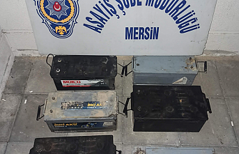 Akü Hırsızlarını Mersin Polisi Yakaladı