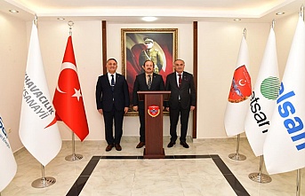 Vali Ali Hamza Pehlivan, Mersin Türk Silahlı Kuvvetlerini Güçlendirme Vakfını ziyaret etti