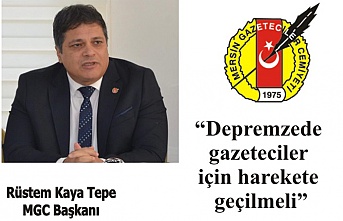Başkan Tepe’den yetkililere çağrı: “Depremzede gazeteciler için harekete geçilmeli”