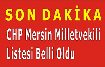 CHP Mersin'de İlk sırada Ali Mahir Başarır Var
