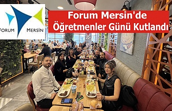 Forum Mersin’de Gelenekselleşen Öğretmenler Günü Kutlaması Yapıldı