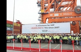 MIP 25 milyon TEU’nun üzerinde konteyner elleçleyerek...