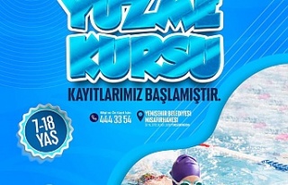 Yenişehir Belediyesinden ücretsiz yüzme kursu