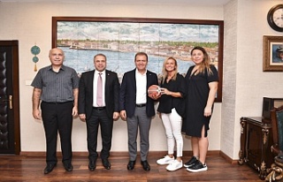 Türkiye Basketbol Federasyonu Heyetinden Başkan...