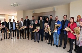 Anamur Belediye Başkanı Hidayet Kılınç Gazetecilerle...