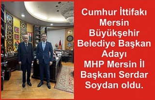 Cumhur İttifakı Mersin Büyükşehir Belediye Başkan...